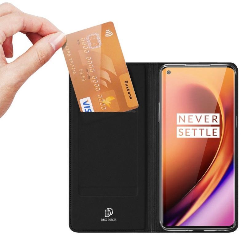 Etui Folio do OnePlus 8 Pro Satynowa Powłoka