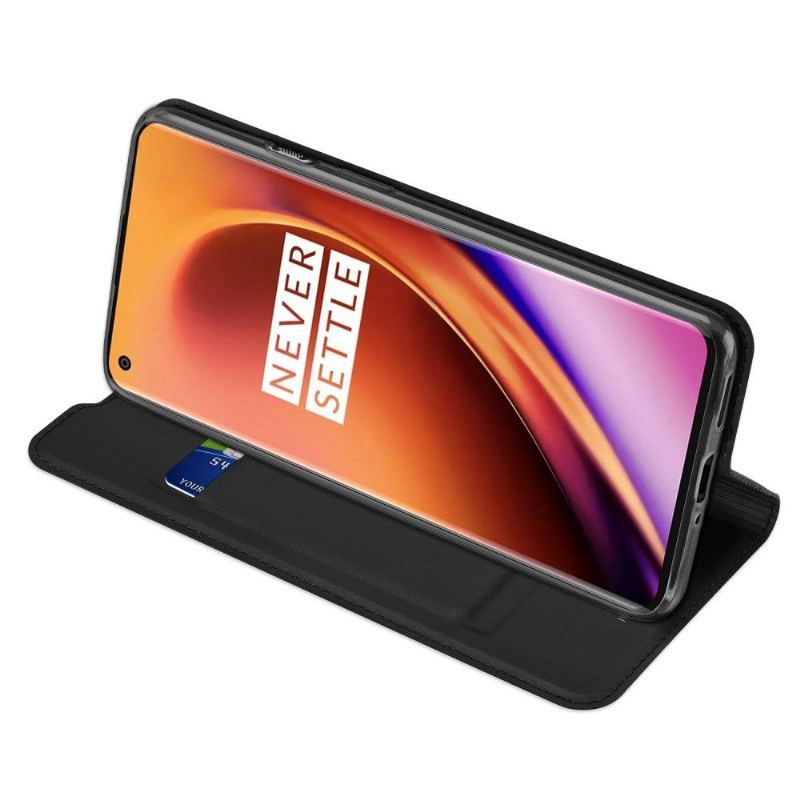 Etui Folio do OnePlus 8 Pro Satynowa Powłoka