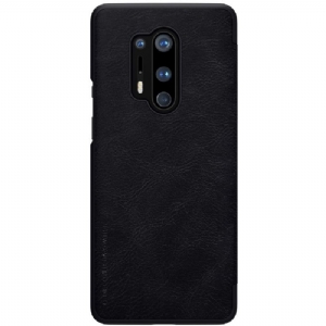 Etui Folio do OnePlus 8 Pro Seria Qin Ze Sztucznej Skóry