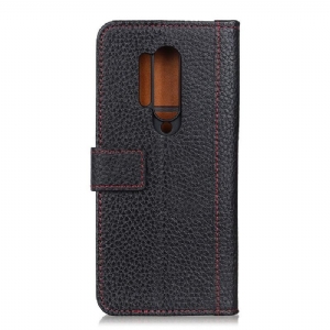 Etui Na Telefon Pokrowce do OnePlus 8 Pro Biznes Grained Leather Effect Uchwyt Na Karty Funkcja Stojaka