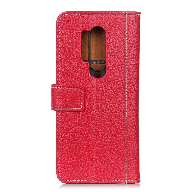 Etui Na Telefon Pokrowce do OnePlus 8 Pro Biznes Grained Leather Effect Uchwyt Na Karty Funkcja Stojaka