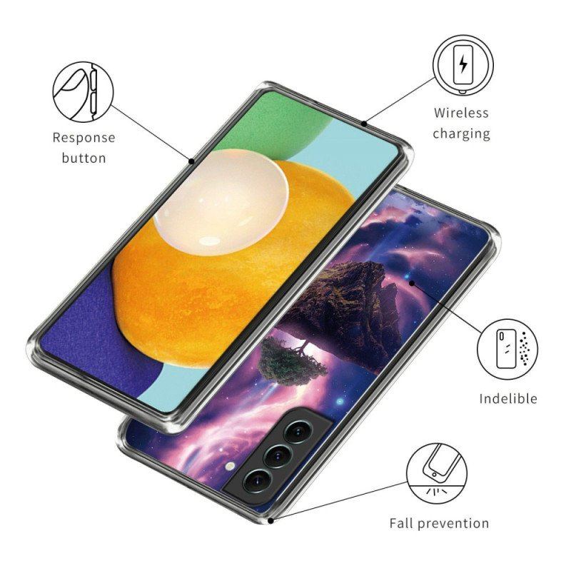 Etui do Samsung Galaxy S23 Plus 5G Silikonowe Futurystyczne Drzewo