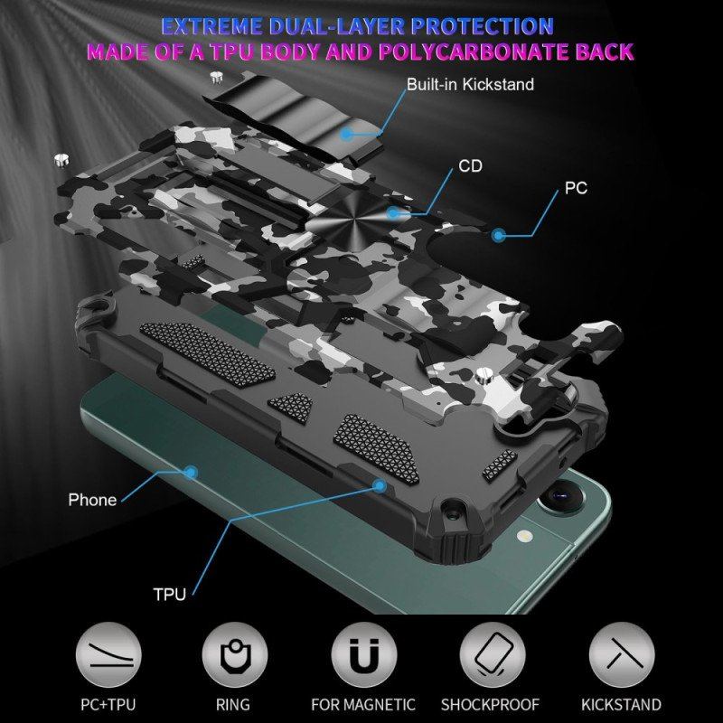 Etui do Samsung Galaxy S23 Plus 5G Zdejmowane Wsparcie Kamuflażu