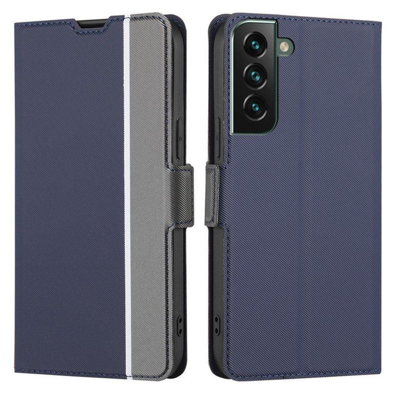 Etui Folio do Samsung Galaxy S23 Plus 5G Ultra Cienki Dwukolorowy