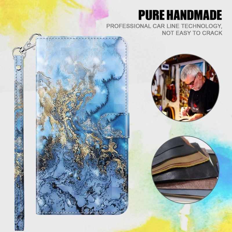 Etui Folio do Samsung Galaxy S23 Plus 5G z Łańcuch Pasek Art