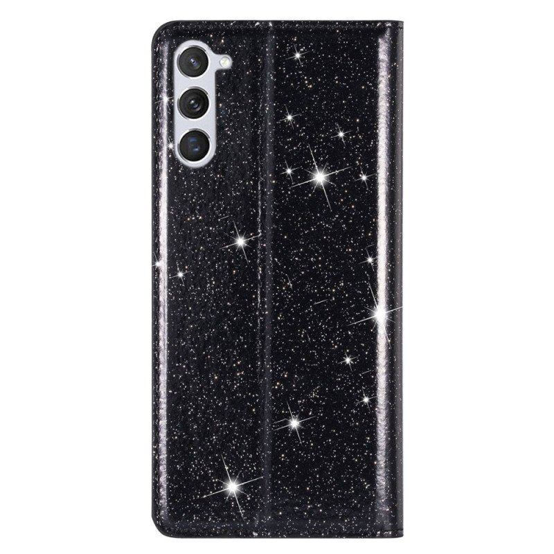 Etui Na Telefon do Samsung Galaxy S23 Plus 5G Etui Folio Cekinowy Styl