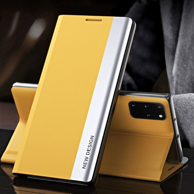 Etui do Samsung Galaxy S20 Plus Classic Biznesowy Magnes Z Efektem Skóry