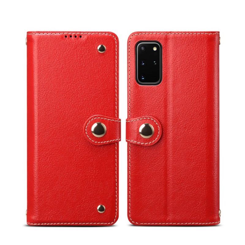 Etui Folio do Samsung Galaxy S20 Plus Premium Skórzane Szwy