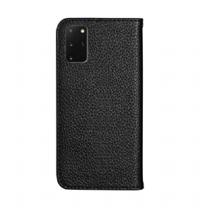 Etui Na Telefon do Samsung Galaxy S20 Plus Etui Folio Ziarnista Sztuczna Skóra