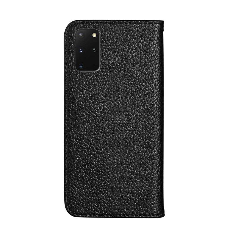 Etui Na Telefon do Samsung Galaxy S20 Plus Etui Folio Ziarnista Sztuczna Skóra