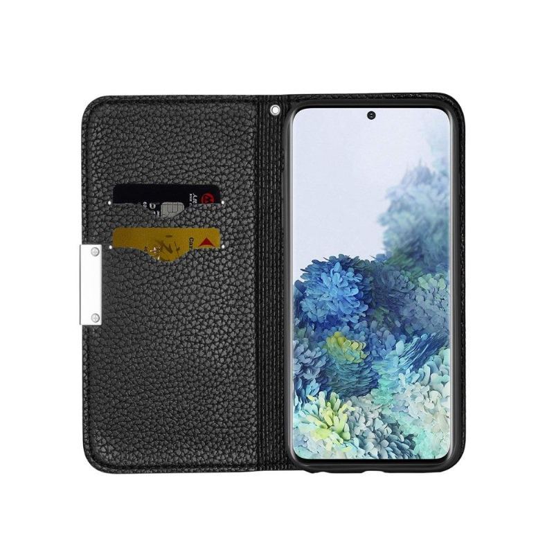 Etui Na Telefon do Samsung Galaxy S20 Plus Etui Folio Ziarnista Sztuczna Skóra