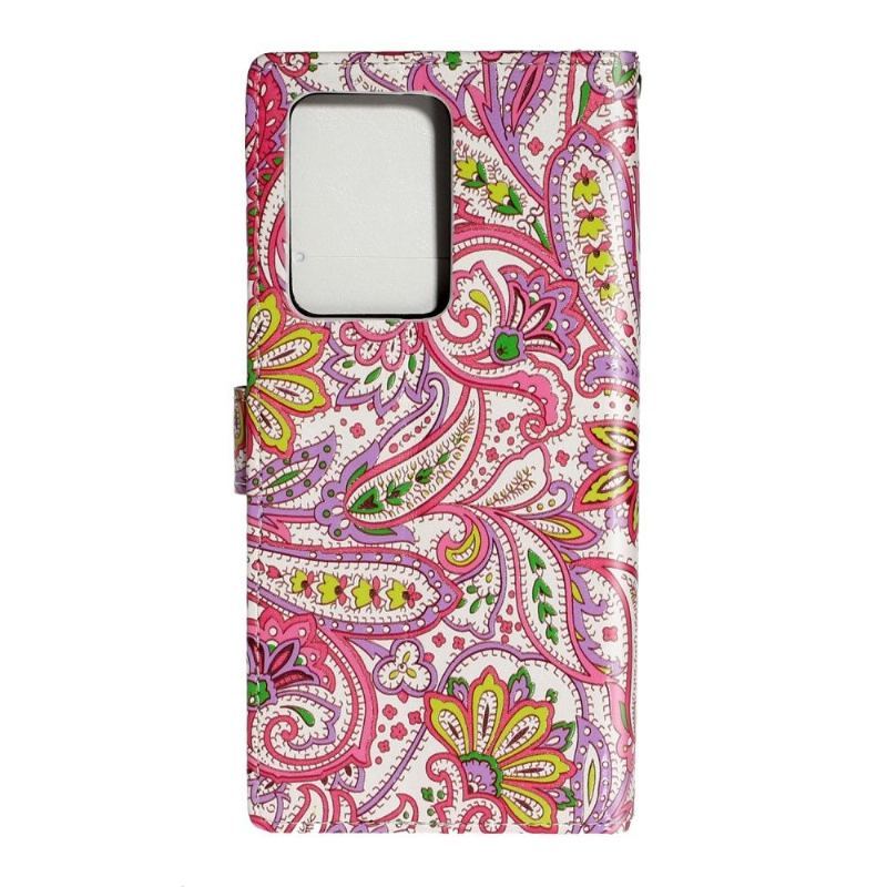 Obudowa Etui Na Telefon do Samsung Galaxy S20 Plus Paisley_kwiaty