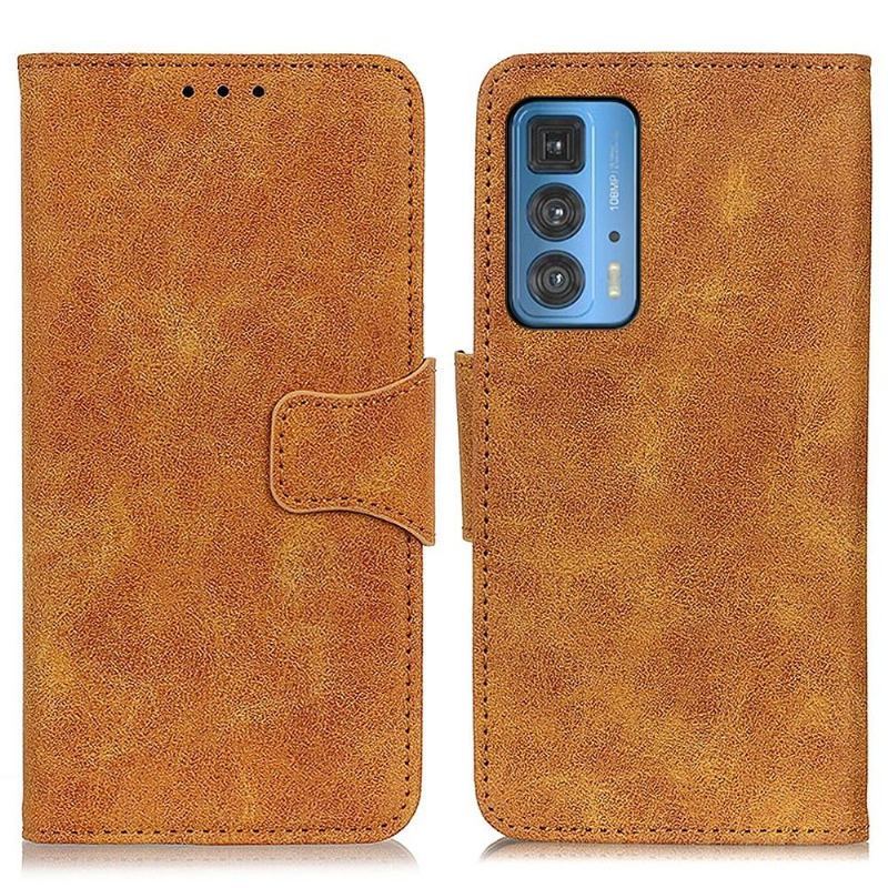 Case do Motorola Edge 20 Pro Biznes Edouard Faux Leather Vintage