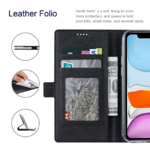 Etui Folio do Motorola Edge 20 Pro Obrzeża Braces Support Function