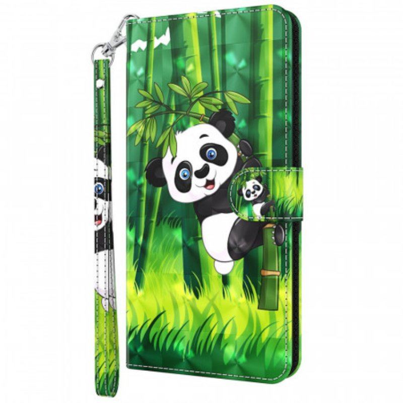 Etui Folio do Moto G71 5G Panda I Bambus