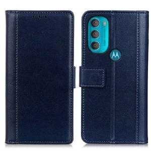 Etui Folio do Moto G71 5G Wersja Kolorowa Z Efektem Skóry