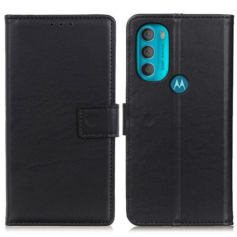 Etui Folio do Moto G71 5G Zwykła Sztuczna Skóra