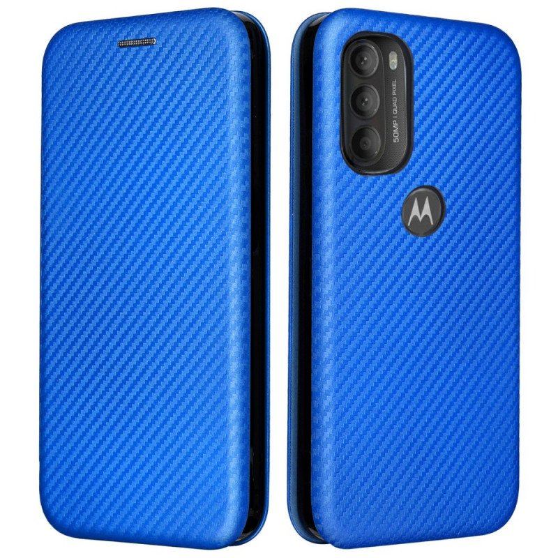 Etui Na Telefon do Moto G71 5G Etui Folio Kolorowy Silikon Węglowy