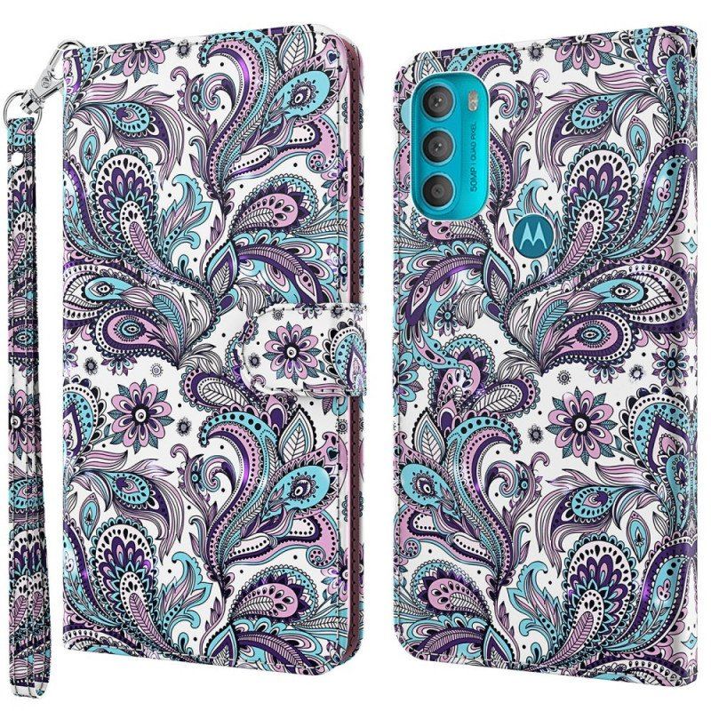 Etui Na Telefon Pokrowce do Moto G71 5G Paisley