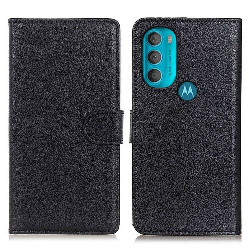 Etui Na Telefon Pokrowce do Moto G71 5G Tradycyjnie Liczi