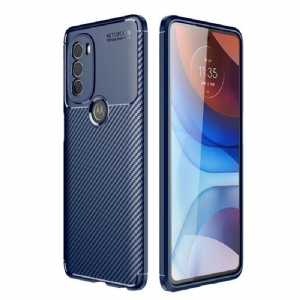 Futerały do Moto G71 5G Wąż Z Włókna Węglowego