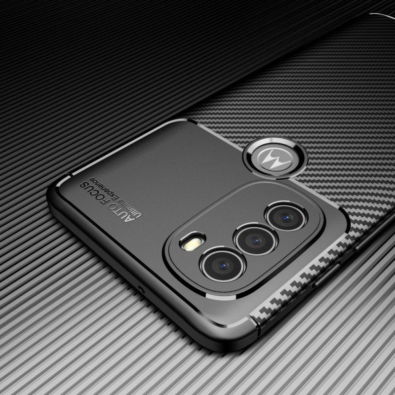 Futerały do Moto G71 5G Wąż Z Włókna Węglowego