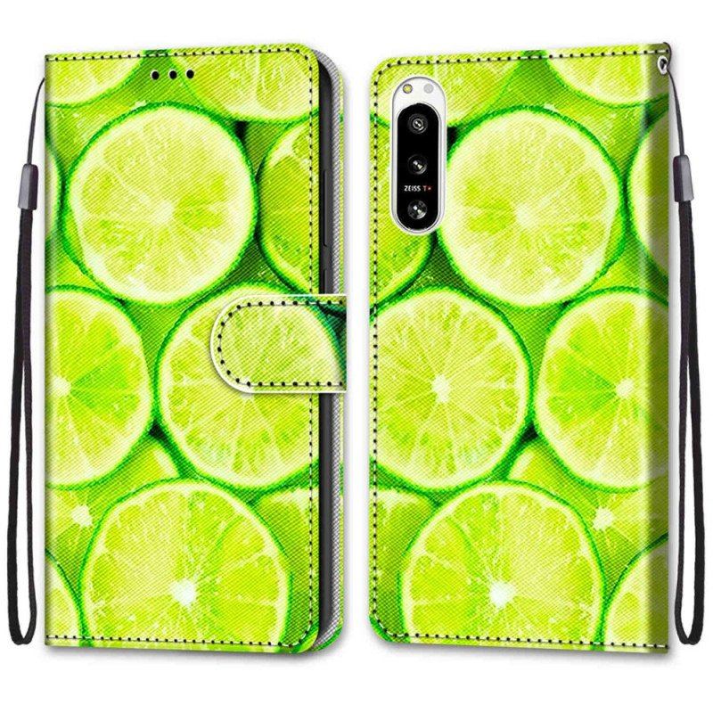 Etui Folio do Sony Xperia 5 IV Limonki