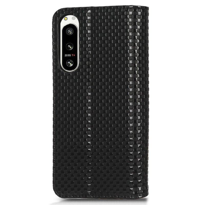 Etui Na Telefon do Sony Xperia 5 IV Etui Folio Teksturowane