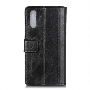 Etui do Sony Xperia L3 Classic W Skórze Premium Z Nitami