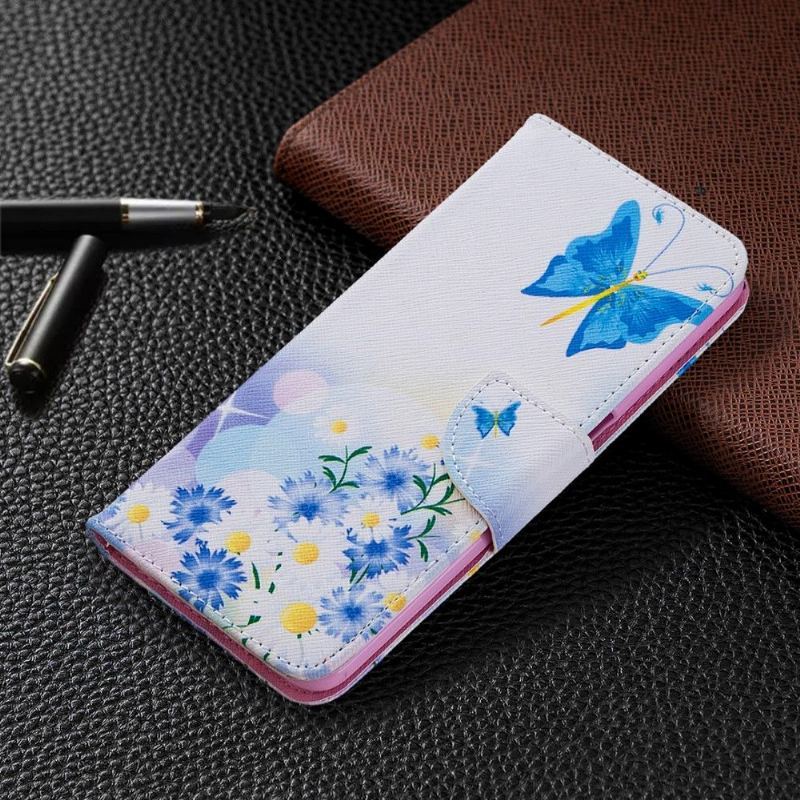 Case do Oppo A72 Biznes Motyl I Stokrotki