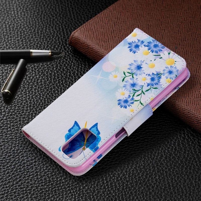 Case do Oppo A72 Biznes Motyl I Stokrotki