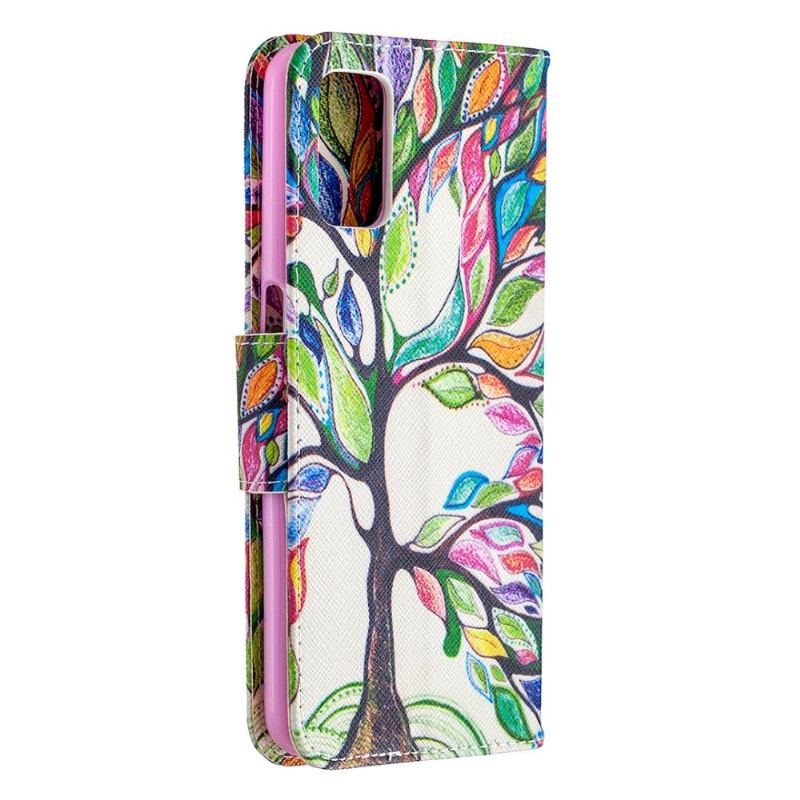 Etui do Oppo A72 Kolorowe Drzewo