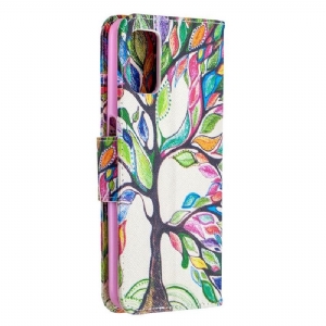 Etui do Oppo A72 Kolorowe Drzewo