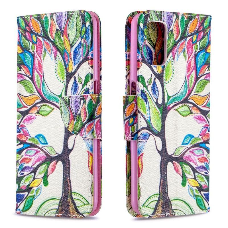 Etui do Oppo A72 Kolorowe Drzewo