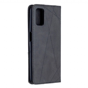 Etui Folio do Oppo A72 Skórzane Etui Na Karty W Stylu Célinia