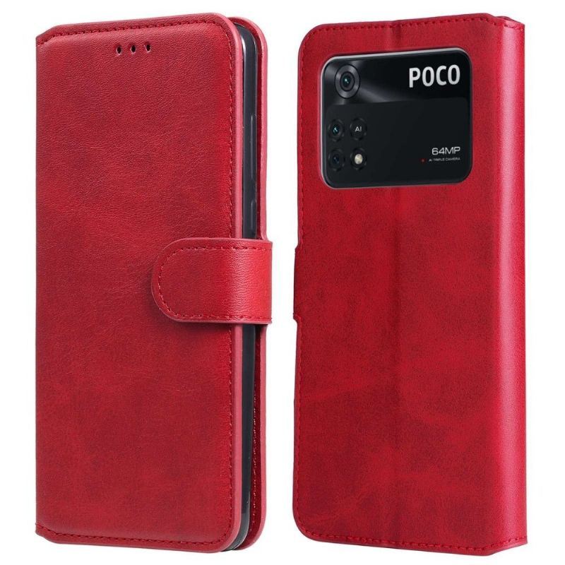 Etui Folio do Poco M4 Pro 4G Enkay Efekt Skóry