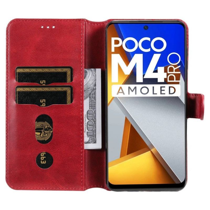 Etui Folio do Poco M4 Pro 4G Enkay Efekt Skóry