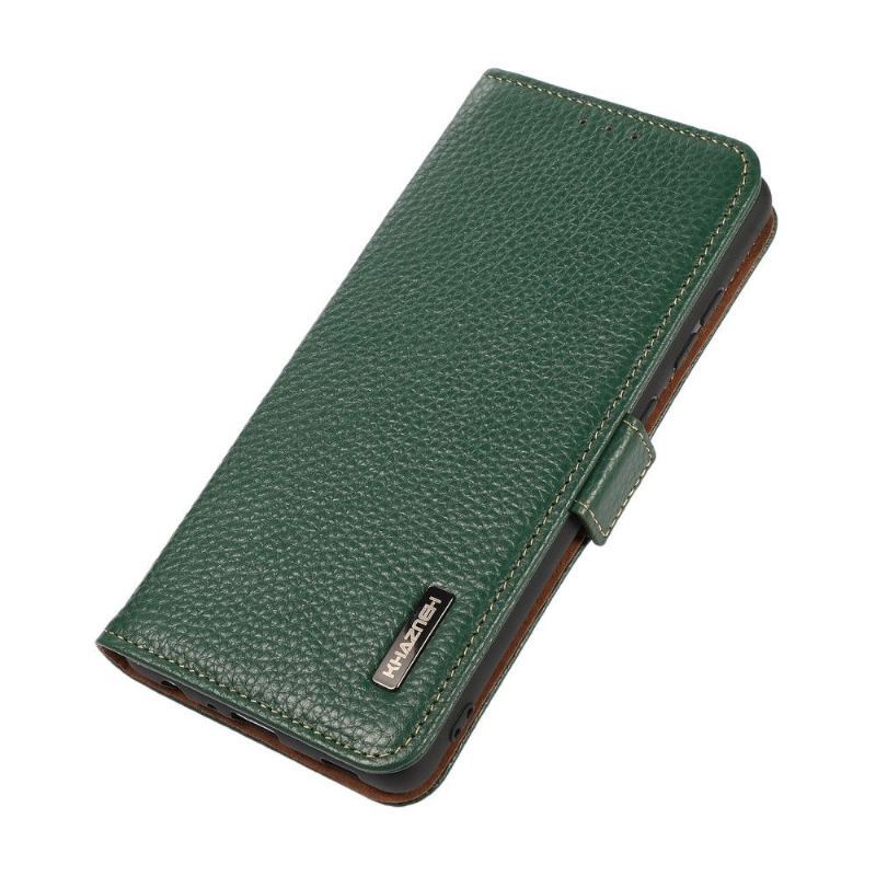 Etui Folio do Poco M4 Pro 4G Obrzeża Khazneh Grained Leather First