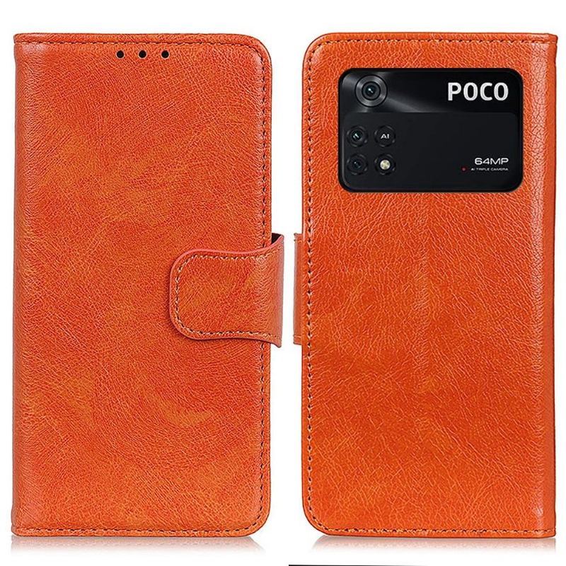 Etui Folio do Poco M4 Pro 4G Styl Skórzany