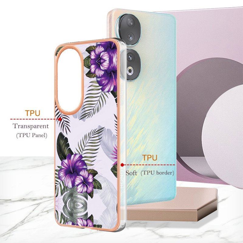 Etui do Honor 90 Kwiatowy