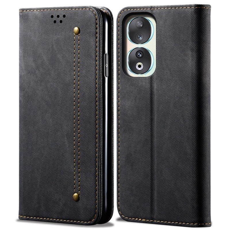 Etui Na Telefon do Honor 90 Etui Folio Tkanina