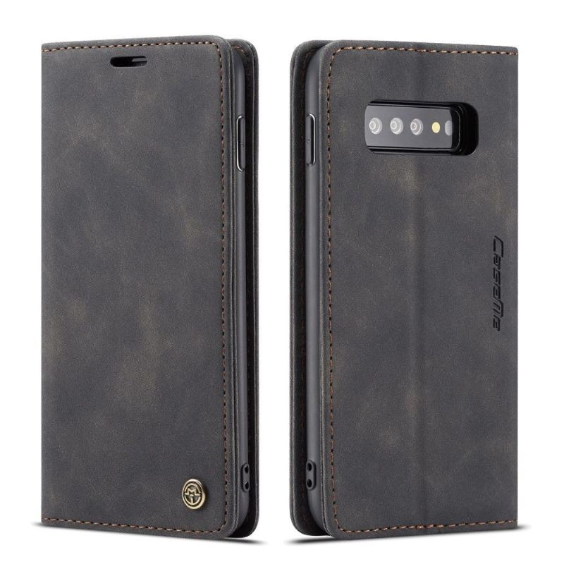 Case do Samsung Galaxy S10 Plus Biznes Premium Imitacja Skóry