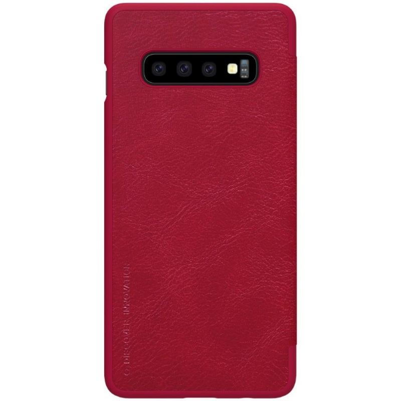 Case do Samsung Galaxy S10 Plus Nillkin Qin Skórzana Okładka