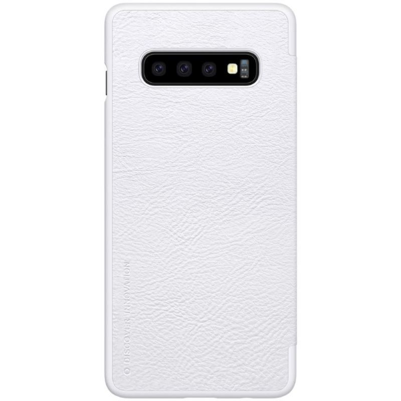 Case do Samsung Galaxy S10 Plus Nillkin Qin Skórzana Okładka