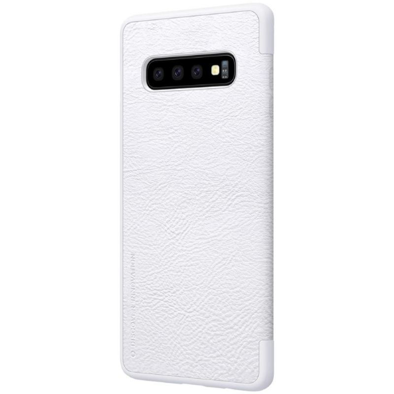 Case do Samsung Galaxy S10 Plus Nillkin Qin Skórzana Okładka