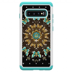 Etui do Samsung Galaxy S10 Plus Biznes Luksusowe Wiele Motyli