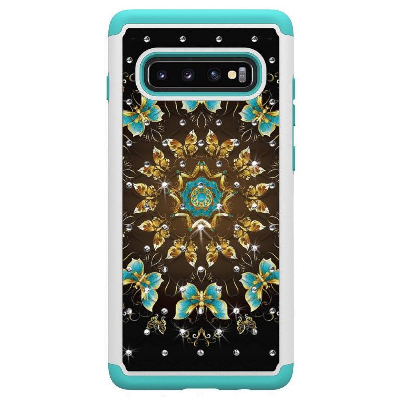 Etui do Samsung Galaxy S10 Plus Biznes Luksusowe Wiele Motyli