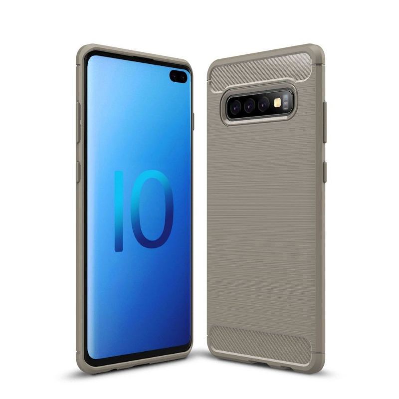 Etui do Samsung Galaxy S10 Plus Classic Carbon Brushed Gel