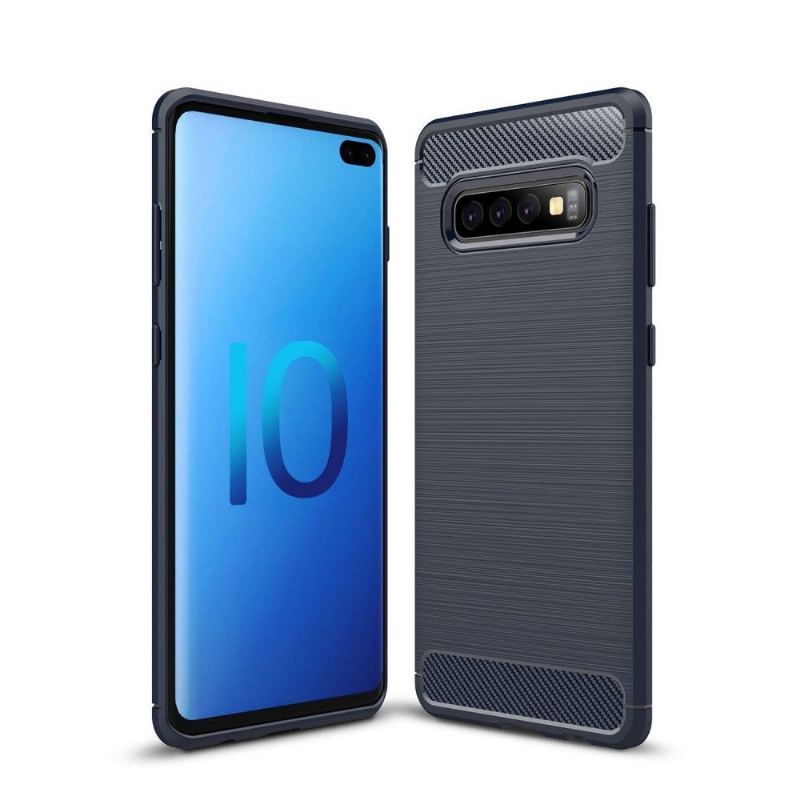 Etui do Samsung Galaxy S10 Plus Classic Carbon Brushed Gel