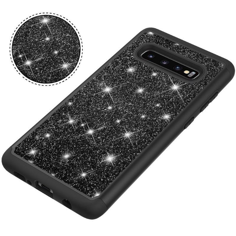 Etui do Samsung Galaxy S10 Plus Classic Sequins La Delphine Odporny Na Wstrząsy